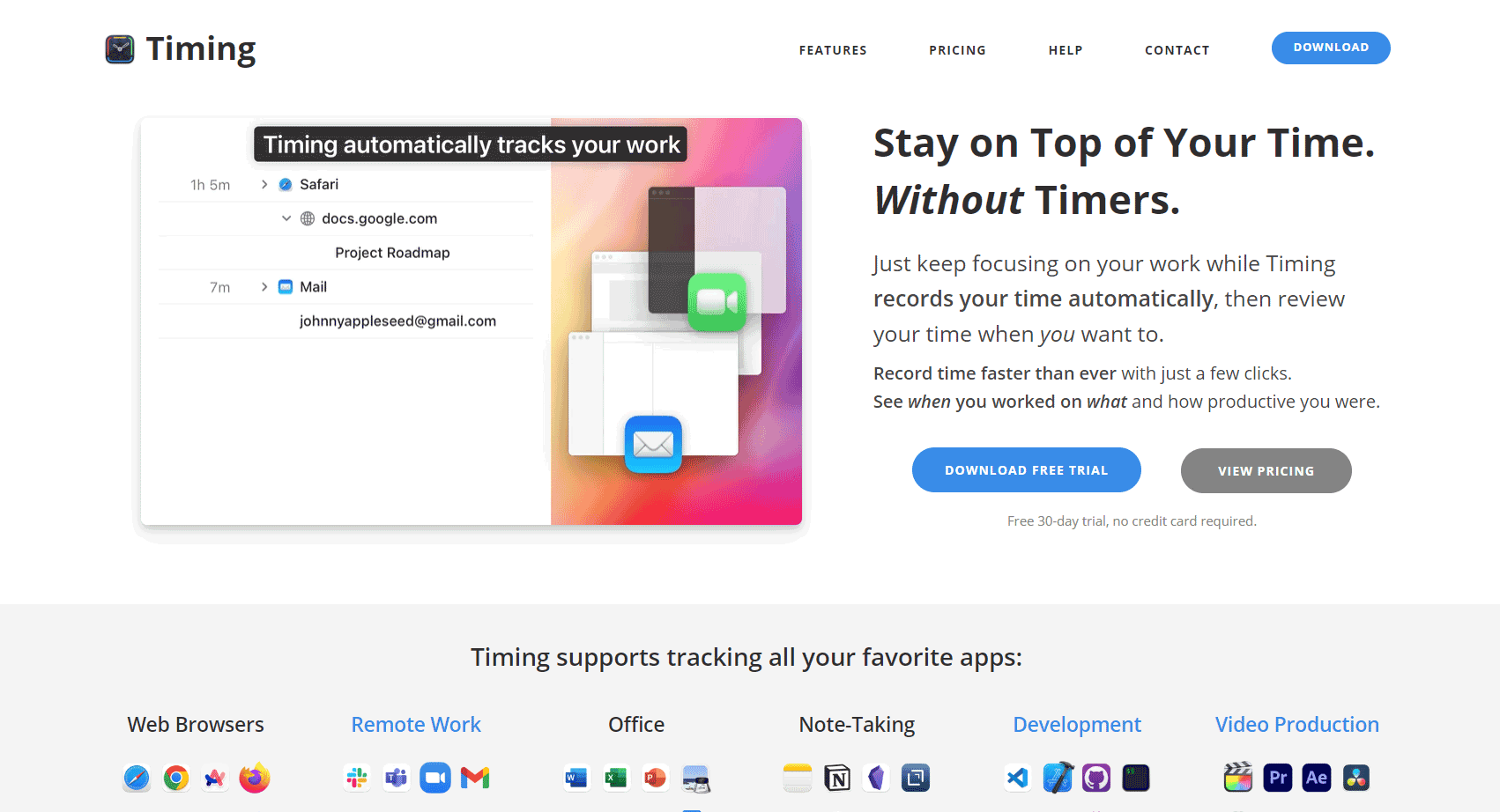 Timing-Time-Tracking-Software